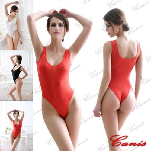 Womens Sleeveless Stretch Slim Bodysuit Leotard Body T-shirt Party Leotard Tops swimsuit