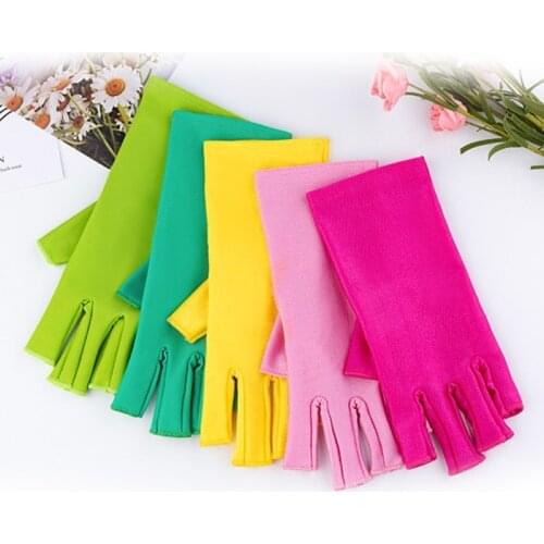 1 Pair Anti UV Radiation Protection Gloves UV Protection Glove Nail Art Gel Anti UV Glove