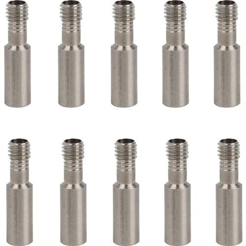10 Pack Heatbreak Throat Compatible for Creality CR-10 CR-10S S4 S5 Ender 3 / Pro Series 3D Printer Hotend Extruder