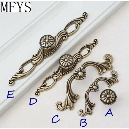 2.5'' 3.75'' Shabby Chic Dresser Pulls Drawer Knobs Pull Handles Antique Bronze Kitchen Cabinet Handles Pull Knob Back Plate
