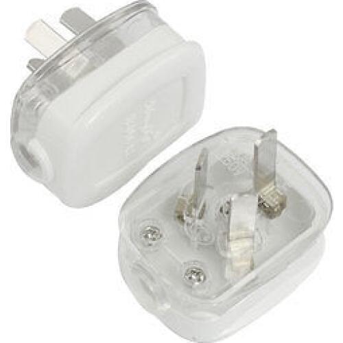 2pcs AC 250V 10A/16A 3 Pin AU Power Cord Connector Male Electrical Plug