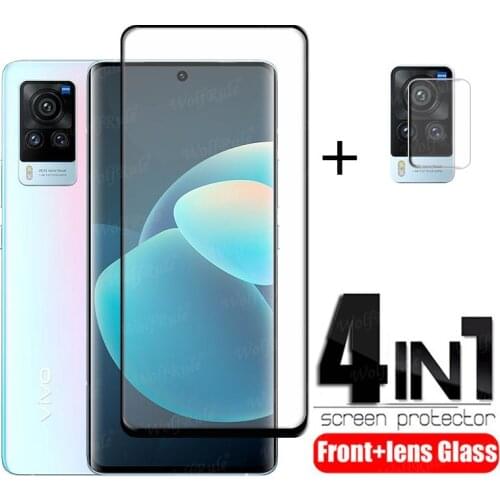 4-in-1 For Vivo X60 Pro Glass For Vivo X60 Pro Tempered Glass Phone Film Screen Protetor For Vivo X60 Pro Camera Lens Film