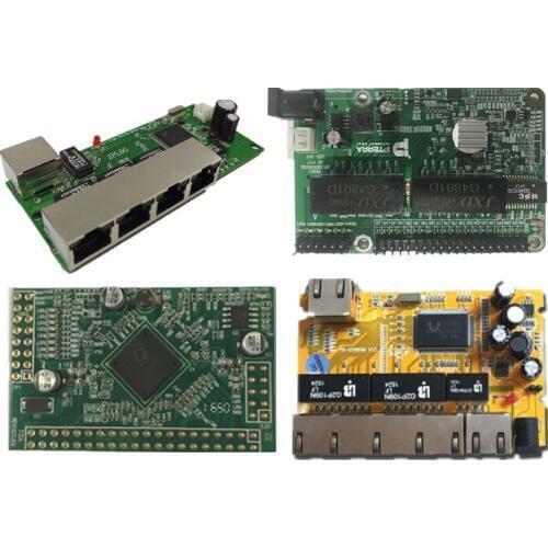 5-port Gigabit switch module is widely used in LED line 5 port 10/100/1000 m contact port mini switch module PCBA Motherboard