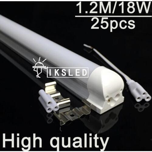 Promotion! t8 led tube 1200mm 18w 4ft, smd 2835 110v 220v,25pcs/lot