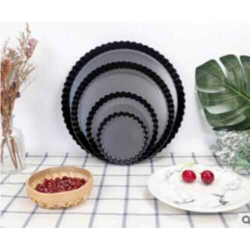 Aluminum Alloy Baking Ring with Non-Stick Coating, Pie, Removable, Non-Stick Bottom, Baking Pan, Cake Pan, 4 Sizes WJ822