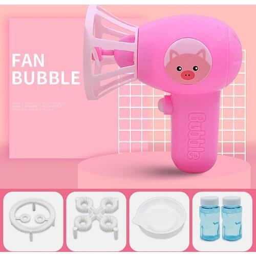 Children Bubble Blower Machine Toys Children Electric Cartoon Bubble Blowing Toy Automatic Bubble Funny Party Materials Toy 50ml