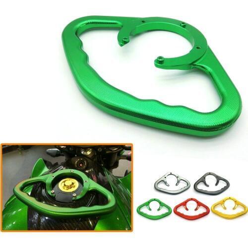 For Kawasaki Z800 2013-2015 ZX14R ZX10R CNC Passenger Handgrips Hand Grip Tank Grab Bar Handles Armrest Z1000 2003-2012 Ninja ZX
