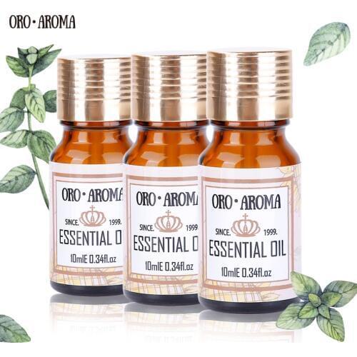 Famous brand oroaroma Jasmine Lavender Patchouli Essential Oils Aromatherapy, Massage,Spa, Bath 10ml*3