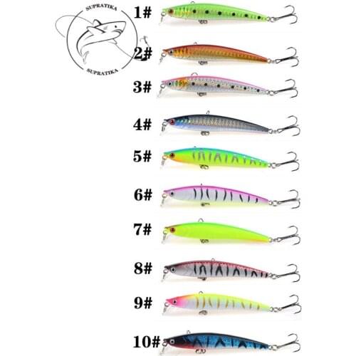 3D Eye 10Colors 8g/9cm Artificial Sea Fishing Lure Outdoor Depth Dive 0.5-2.5M Hard Bait Bionic Bait Stream Swim bait Lake