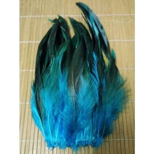 Hot! Sale 20pcs / lot high quality Light blue pheasant feather, 5-7 "/ 12-18cm DIY jewelry accessories, wedding decorations