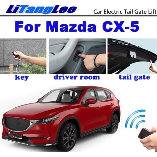 LiTangLee Car Electric Tail Gate Lift Tailgate Assist System For Mazda CX-5 KF 2017~2020 Remote Control Trunk Lid