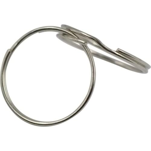 Lots 100 Double Loop Metal Split Open Jump Rings Jewelry Findings DIY 25mm