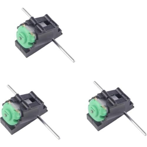 Double Shaft Bevel Angle Gear Motor 3-6V Electrical Equipment DIY Remote Control Smart Robot Car 3PCS