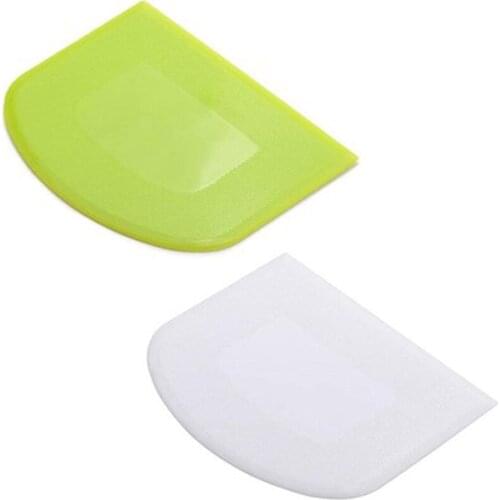 New baking tool PP plastic FDA scraper soft cake cream scraper pastry scraper scraper