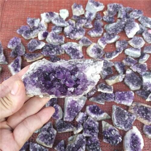 60-70g Natural Dream Amethyst Quartz Crystal Cluster Specimen Healing