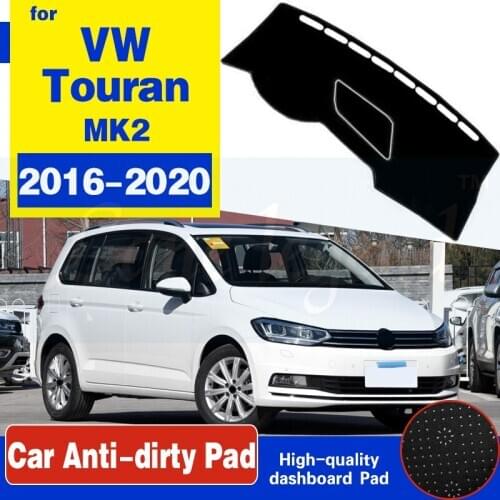 For Volkswagen VW Touran MK2 2016 2017 2018 2019 2020 Anti-Slip Mat Dashboard Cover Pad Sunshade Dashmat Protect Car Accessories