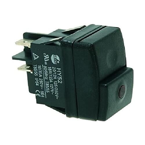 Rancilio Black Bipolar Switch 16a 250v