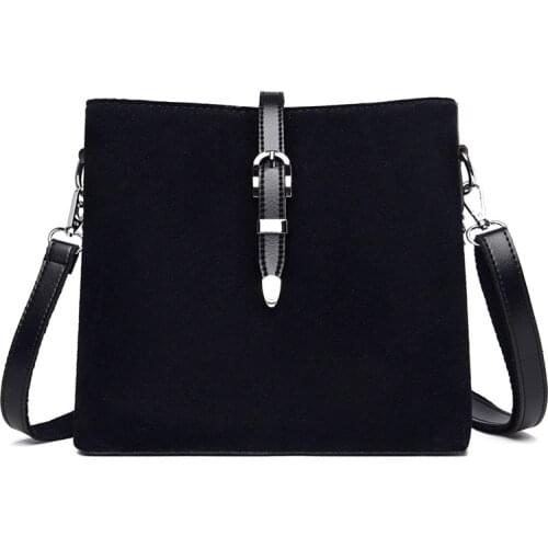 Luxury Handbag Women Bucket Bags Brand Designer Women Messenger Bags Female Matte Shoulder Bag New Solid Color Crossbody Bag Sac