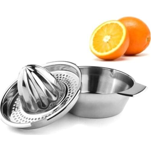 Mini Juicer Handhold Orange Lemon Juice Maker Stainless Steel Manual Squeezer Press Squeezer Citrus Juicer lemon squeezer oj no
