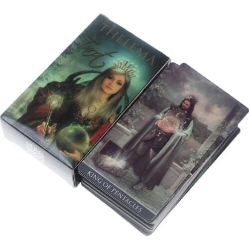 78 pcs Oracle Tarot Cards thelema tarot Card Board Deck Games Palying Cards For Party Game