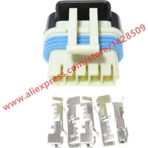 20 Sets 5 Pin Auto EGR Valve Cable Connector Waterproof Female Plug For Buick Excelle Chevrolet