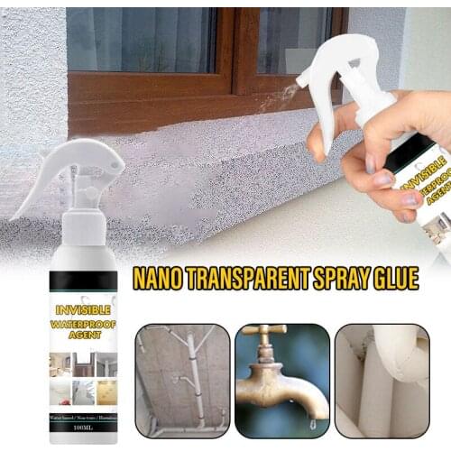 Waterproofing Agent Waterproof Coating Bathroom Penetrating Transparent Spray Glue Tile Exterior Wall and Roof Leak H88F