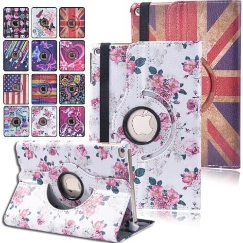 360 Degree Rotating Leather Tablet Case for Apple IPad Mini 4/mini 5 7.9 Incn with Stand Holder Case+free Pen