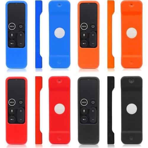 Protective Case For Apple TV 4/5 2021 4K 2nd Gen Siri Remote Silicon Anti-Lost Anti-Slip Durable Shockproof Cover For Apple TV