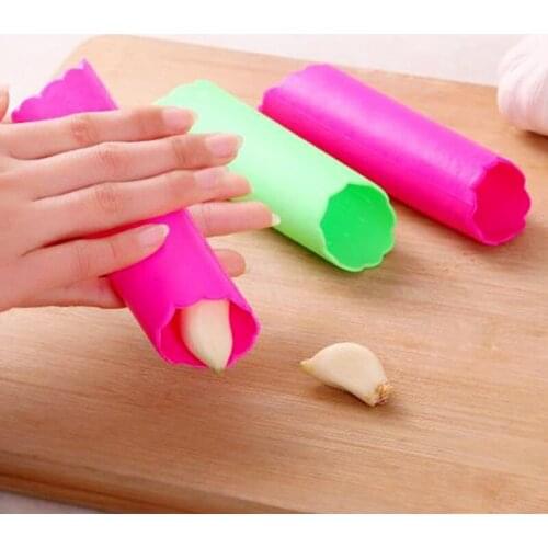 1PC Silicone Garlic Peeling Tube Multifunction Garlic Peeler Roller Stripper Garlic Peeling Tube Home Kitchen Gadget Accessories