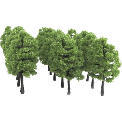 20*Model Trees Plastic Artificial Tree Train Railroad Scenery Architecture Tree 1:100 In Stock Drop Shipping