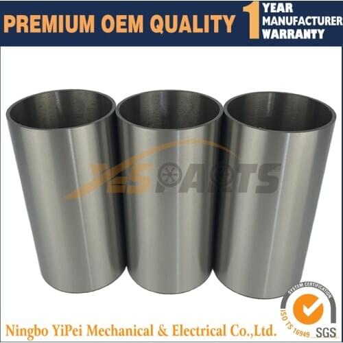 3 pcs New Cylinder liner for Kubota D1105