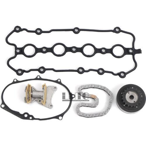 5Pcs Cam Timing Adjuster Chain Tensioner Gasket Kit For V W Passat GLI G TI 2.0T Audi A3 A4 A6 TT TTS