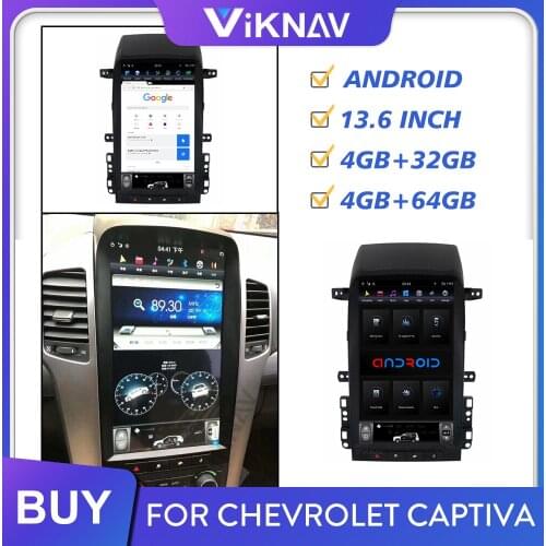 Car radio for Chevrolet Captiva 2008 2009 2010 2011 2012 car audio multimedia player android auto GPS navigation vertical screen
