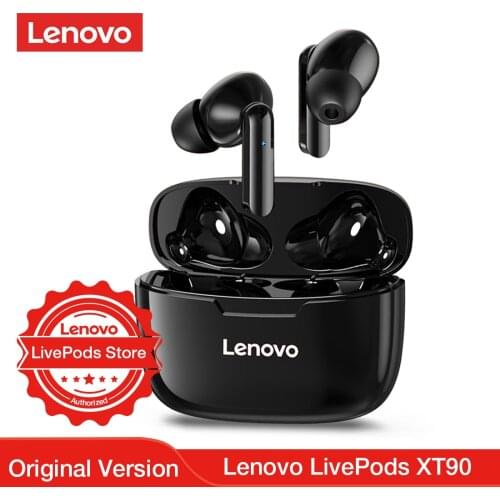 Lenovo LivePods XT90 TWS Bluetooth Earphone IPX5 Waterproof Sport Wireless Earbuds Newest Mini Bluetooth Headphone