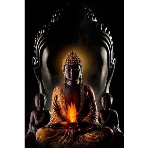 More Style Choose Modern Buddha God Buddha Art Silk Poster for Your Home Wall Decor 24x36inch