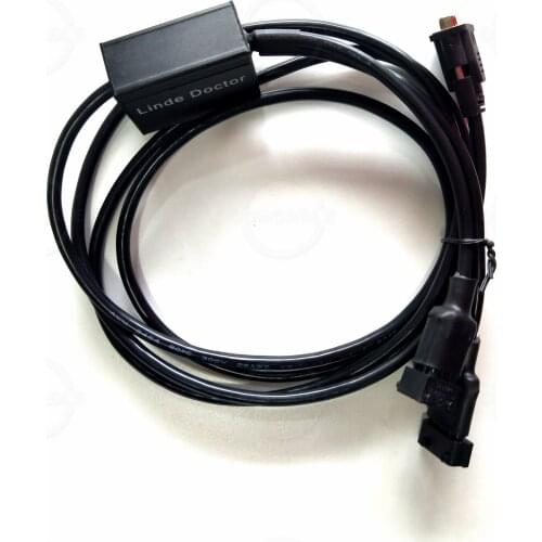 For Linde Doctor Diagnostic Cable With Software ( 6Pin And 4Pin Connector),linde forklift diagnostic kit