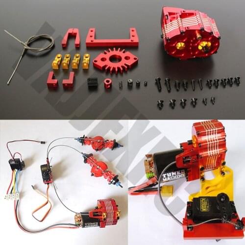 Two-speed Gearbox for 1/14 Tamiya Remote Control Truck Scania R620 R470 MAN TGX Volvo FH12 FH16 56360