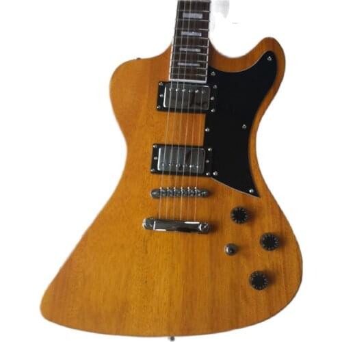Irregular shape electric guitar body and neck assemble semi-finished electric guitar by yourself