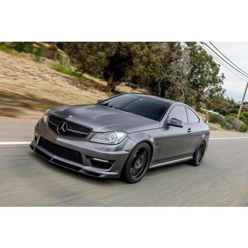 Suit For Benz W204 507 C63 Modified Carbon Fiber Small Package v Front Spade Skirt Rear Lip Tail