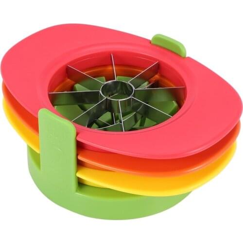 Best 3 in 1 Stainless Steel Fruit Cutting Splitter Apple Slicer Corer,Pear Cutters Knife Fruit Peeler Cut Tools
