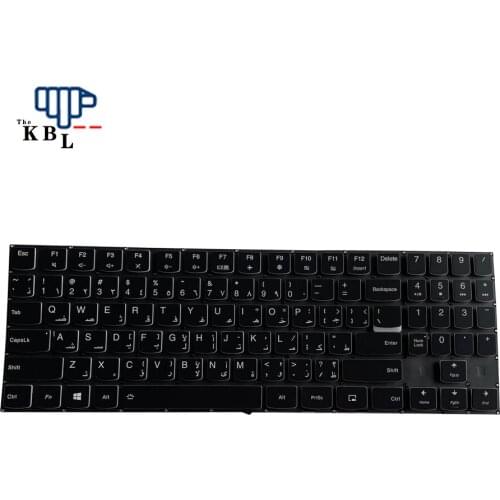 New For Lenovo Legion Y520 Y720 Arabic Language Backlit Black Laptop Keyboard SN20Q73395 1P9604E543