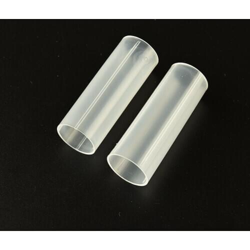 New 2 Pcs White 6 cm Battery Holder Storage Box Plastic 18650 Battery Tube For Flashlight Torch Lamp Light