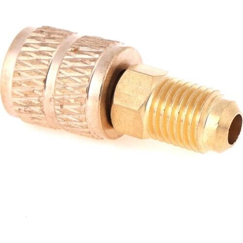 5/16" SAE Female To 1/4" Male For R410a R22 Gauge Hose Vacuum Pump Adaptor