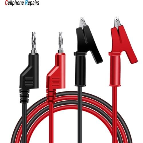 Thick alligator clip Power line power test cable High voltage power lead Multimeter plug 3000V 20A DC power supply test line