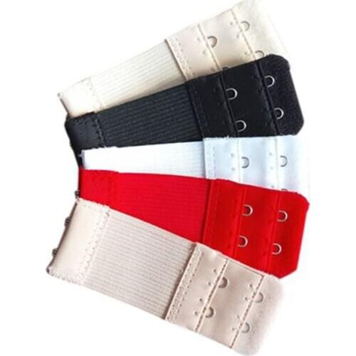 1PC 9*3.2cm Women’s Bra Extender 2 Rows 2 Hooks Underwear Buckle Bra Elastic Straps Adapter