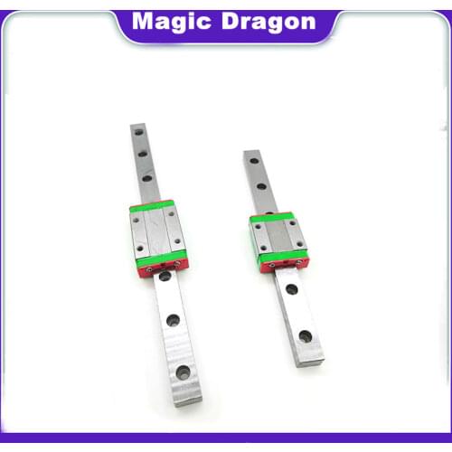High quality 3pcs 12mm Linear Guide MGN12 L= 550mm linear rail way + MGN12C or MGN12H Long linear carriage for CNC XYZ Axis