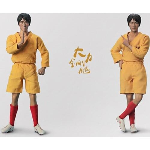 1/6 Shaolin Football Powerful King Kong Leg Gold Right Foot Doll Clothes Set 12'' Action Figure Collectors Edition In Stock
