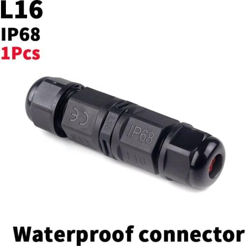 1PCS L16 2Pin 3Pin Waterproof connector wire connector LED connector IP68 diy electronic Outdoor lighting connector