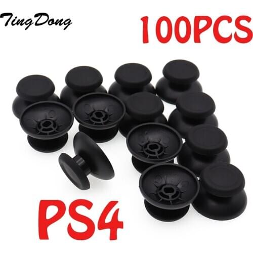 100pcs PS4 Analog Cover 3D Thumb Sticks Joystick Thumbstick Mushroom Cap Cover For Sony playstation 4 ps4 Controllerdualshock 4