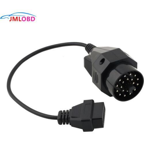 2019 20pin OBD II Adapter for BM 20 pin to OBD2 16 PIN Female Connector e36 e39 X5 Z3 for B-M-W-20pin New Dropping Shipping